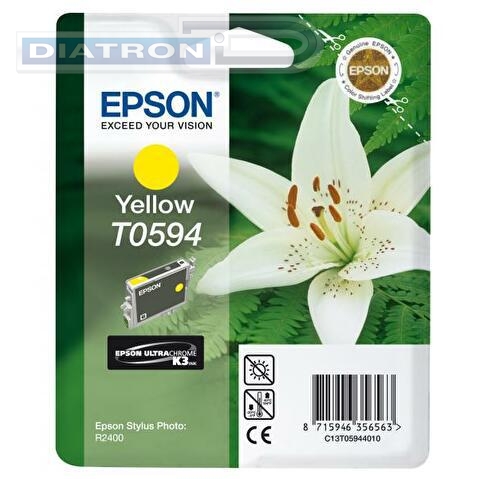 Картридж EPSON C13T059440 для Stylus Photo R2400, Yellow