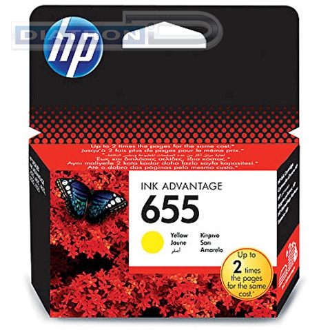 Картридж HP-CZ112AE для DJ Ink Advantage 3525/4625/5525, 600стр, Yellow