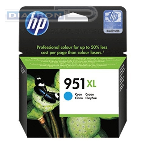 Картридж HP-CN046AE (№951XL) для OJ Pro 8600, 1500стр, Cyan