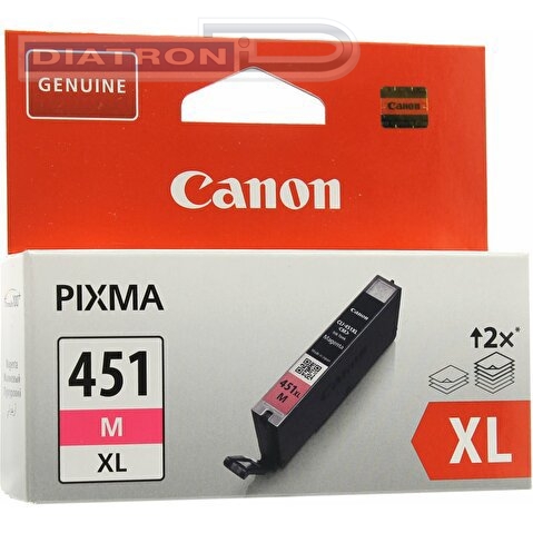 Картридж CANON CLI-451M XL для MG5440/6340, iP7240, 680стр, Magenta (6474B001)