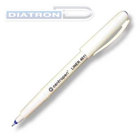 Ручка капиллярная CENTROPEN 4611, 0.3мм, синяя