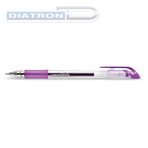 Ручка гелевая EDDING 2185, резиновый упор, 0.7мм, фиолетовая