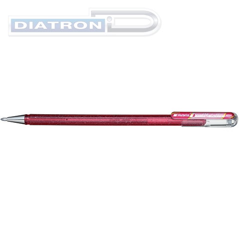 Ручка гелевая PENTEL K110-DPX Hybrid Dual Metallic, 0.5/1.0мм, гибридные чернила 