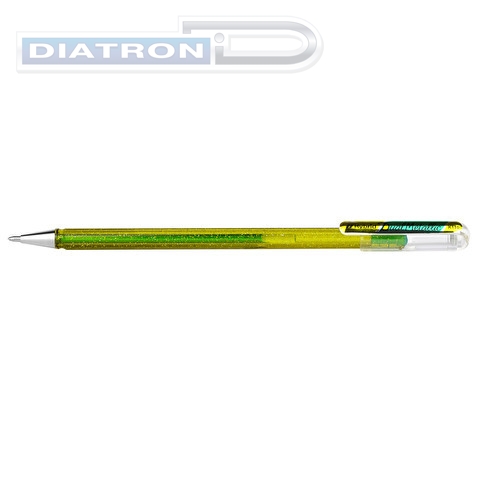 Ручка гелевая PENTEL K110-DDGX Hybrid Dual Metallic, 0.5/1.0мм, гибридные чернила 
