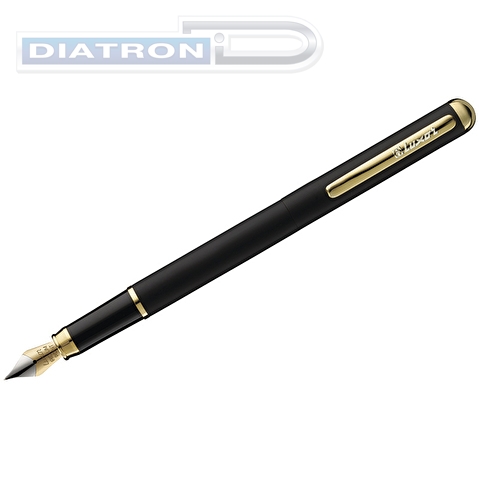 Ручка перьевая Luxor Marvel, 0.8мм, корпус черный/золото, синяя