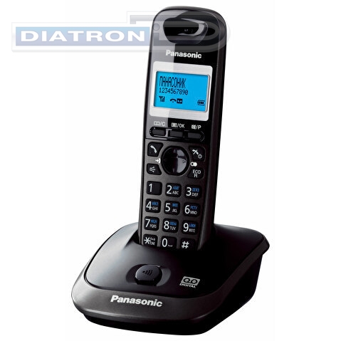 Радиотелефон DECT Panasonic KX-TG2511 RUT, титан