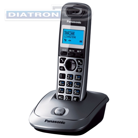Радиотелефон DECT Panasonic KX-TG2511 RUM, металлик
