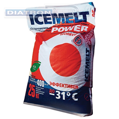 Реагент антигололедный ICEMELT Power, до -31°C, 25кг