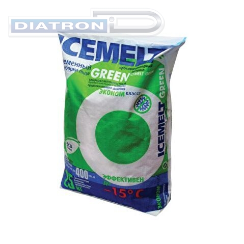 Реагент антигололедный ICEMELT Green, до -15°C, 25кг