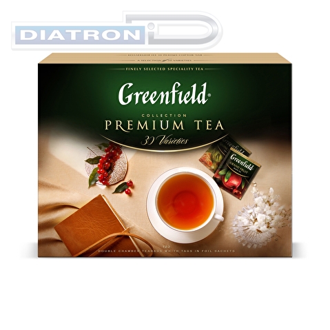 Набор чая GREENFIELD, коллекция 30 вкусов по 4 пакетика, 213г