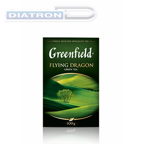 Чай зеленый GREENFIELD Flying Dragon 100г, листовой