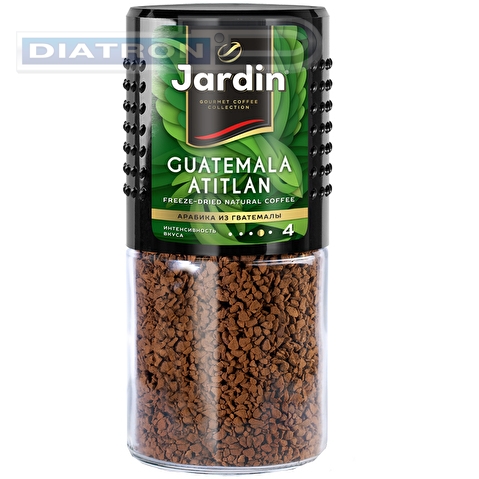 Кофе растворимый JARDIN Guatemala Atitlan, сублимированный, стеклянная банка, 95г