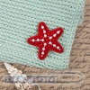 "Klart" набор для вышивания 10-012 "Брошь. Морская звезда" 5.5 х 5.5 см