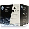 Картридж HP-Q7551XD для HP LJ P3005/M3035mfp/M3027mfp, 13000стр, Black, двойная упаковка, 2шт/уп