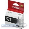 Чернильница CANON CLI-521BK для IP3600/MP540/MP620/IP4600/MP630/MP980, Black