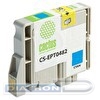 Картридж EPT0482 для Epson Stylus Photo R200/R220/R300/R320/R340, 14.4мл, Cyan, CACTUS