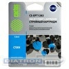 Картридж EPT1282 для Epson Stylus S22/SX125/SX420/SX425, 7мл, Cyan, CACTUS