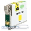 Картридж EPT1284 для Epson Stylus S22/SX125/SX420/SX425, 7мл, Yellow, CACTUS