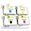 Набор картриджей EPT1285 для Epson Stylus S225; Office BX305, 4шт/набор, Multicolor, CACTUS