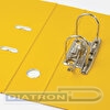 Папка-регистратор BRAUBERG Comfort  ПВХ двусторонний,  А4,  70мм, без металлического уголка, желтая