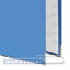Папка-регистратор BRAUBERG  ПВХ,  А4,  80мм, с металлическим уголком, голубая