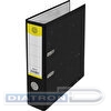 Папка-регистратор DOLCE COSTO  картон,  А4,  75мм, черный мрамор, без металлического уголка
