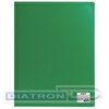 Папка STAFF эконом А4 с  20 прозрачными вкладышами, пластик 0.50мм, зеленая