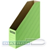 Вертикальный лоток для бумаг микрогофрокартон OfficeSpace, ширина  75мм, до 700л, зеленый