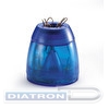 Диспенсер для скрепок DURABLE TREND 1709051-540, с магнитным ободком, прозрачно-голубой