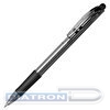 Ручка шариковая автоматическая PENTEL BK417-A, резиновый упор, 0.27/0.7мм, корпус матовый, черная