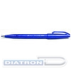 Фломастер-кисть PENTEL SES15C-C Brush Sign Pen, синий