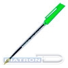 Ручка шариковая STAEDTLER 430 M-5, прозрачный корпус, 0.5мм, зеленая