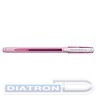 Ручка шариковая UNI Jetstream SX-101FL, резиновый упор, 0.7/0.35мм, цвет корпуса розовый, синяя