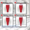 Маркер-краска лаковый BRAUBERG PROFESSIONAL PLUS, круглый наконечник, 1-2мм, нитро-основа, алюминиевый корпус, красный