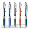 Ручка гелевая автоматическая PENTEL BL77TLE-S3 Energel Infree, резиновый упор, 0.35/0.7мм, бирюзовая