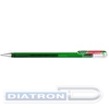 Ручка гелевая PENTEL K110-DBDX Hybrid Dual Metallic, 0.5/1.0мм, гибридные чернила "хамелеон", зеленый + красный металлик