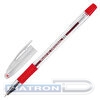 Ручка шариковая BRAUBERG Model-XL ORIGINAL, резиновый упор, 0.35/0.7мм, красная
