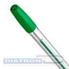 Ручка шариковая BRAUBERG M-500 CLASSIC, 0.35/0.7мм, корпус прозрачный, насечки, зеленая