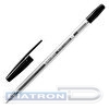 Ручка шариковая BRAUBERG M-500 CLASSIC, 0.35/0.7мм, корпус прозрачный, насечки, черная
