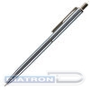 Ручка шариковая BRAUBERG Larghetto, корпус серебристый, хромированные детали, 0.5мм, синяя