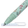 Ручка шариковая BRAUBERG FLAMINGO, 0.7мм, покрытие Soft touch, синяя