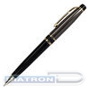 Ручка шариковая BRAUBERG Sonata, корпус золотистый, черные детали, 0.5мм, синяя