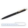 Ручка шариковая BRAUBERG Larghetto, корпус черный, хромированные детали, 0.5мм, синяя