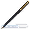 Ручка шариковая BRAUBERG Maestro, корпус черный, золотые детали, 0.5мм, синяя
