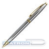 Ручка шариковая BRAUBERG De Luxe Silver, корпус серебристый, 0.7мм, синяя