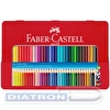 Набор цветных карандашей Faber-Castell Grip, 36цв, корпус трехгранный, в металлической коробке