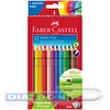 Набор цветных карандашей Faber-Castell Jumbo Grip, 12цв, корпус трехгранный утолщенный, в картонной коробке