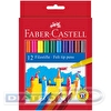 Фломастеры Faber-Castell  Замок, 12цв., смываемые, картон, европодвес