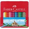 Набор цветных карандашей Faber-Castell, 24цв, корпус шестигранный, в металлической коробке