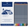 Набор цветных карандашей акварельных художественных Faber-Castell Goldfaber Aqua, 12цв, корпус шестигранный, в металлической коробке